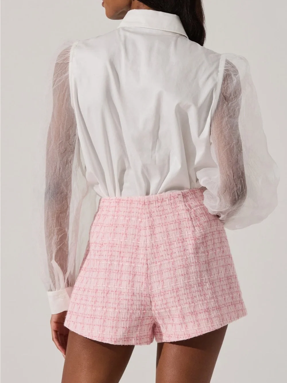 ✨ NEW WITH TAGS | ASTR the Label Organza Puff Sleeve Blouse
